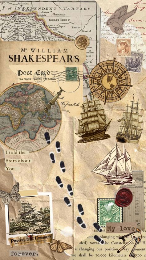 #pirateslife #map #scrapbookaesthetic Map Making Aesthetic, History Aesthetic Wallpaper, History Core, Map Scrapbook, Deep Sea Diver Art, Map Aesthetic, History Notebook, Map Collage, Diver Art