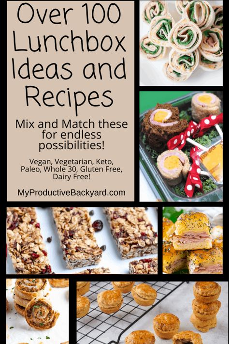 Never run out of fun and healthy lunches! Mix and Match these 100 lunchbox ideas and recipes for endless possibilities! Includes notes to add for your child! Lunchbox Ideas, Healthy Lunches, Lifestyle Tips, Run Out, Healthy Living Lifestyle, Health Healthy, Recipe Collection, Healthy Lunch, Lunch Recipes