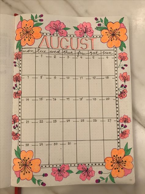 August Calendar 2023 Drawing, Drawn Calendar Ideas, August White Board Calendar Ideas, August Planner Ideas, August Calendar Ideas, August Title, Drawn Calendar, August Planner, Calendar Doodles