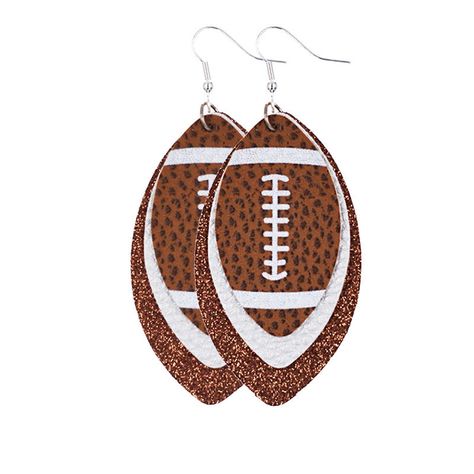 PRICES MAY VARY. These football earrings are stunning!The Size is suit for most people. This colorful Sports Lover earrings is perfect for you, make you unique in the crowd. The earring tradition design and precise craftsmanship to create special pieces that will delight you. Good for going party, daily wearing, dating, graduation party, concerts, wedding. If you have any question, please send email for us, we'll reply as soon as possible and help you to solve, thanks for you trust ♥♥ABOUT THIS Lover Earrings, Football Earrings, Sports Lover, Girls Jewelry, Leather Earrings, Graduation Party, Earrings For Women, Women Girl, Women's Earrings