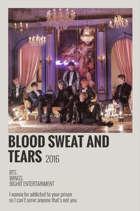 BLOOD SWEAT AND TEARS Kpop Song Poster Aesthetic, Bts Poster Polaroid, Bts Minimalist Poster, Bts Poster Aesthetic Room, Bts Poster Aesthetic, Kpop Minimalist Poster, Blood Sweat And Tears Bts, Bts Blood Sweat And Tears, Kpop Minimalist