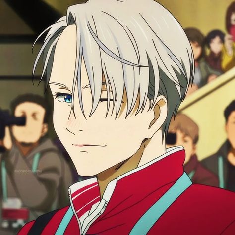 Ice Icon, Victor Nikiforov, Ice Art, Yuri Plisetsky, Fictional Men, Anime Fnaf, Anime Profile, Yuri On Ice, Anime Naruto