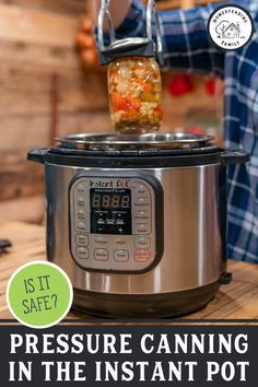 Canning Methods, Healthy Canning, Canning Pressure Cooker, Can Food, Pressure Canning Recipes, Canning Salsa, Power Pressure Cooker, Canning Vegetables, Canning Food