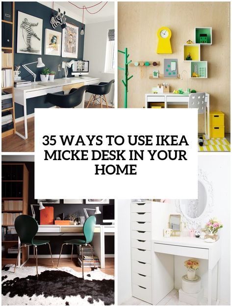 ways to use ikea micke desk in your home cover Desk For Room, Ikea Study Desk, Boys Bedroom Organization, Small Boys Room, Ikea Study, Ikea Micke Desk, Ikea Micke, Micke Desk, Ikea Kids Room