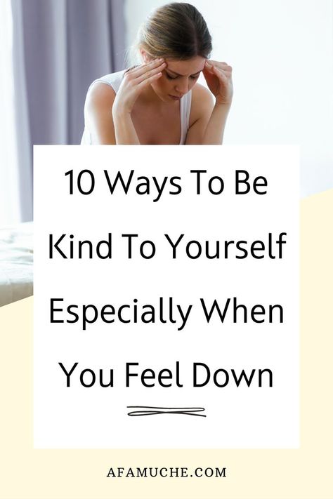 If you struggle with being too hard on yourself, read these tried and tested ways on how to be kinder to yourself to help you achieve balance. Be Kinder To Yourself, Simplifying Life, To Be Kind, Self Respect, Life Is Hard, Feeling Down, Forgiving Yourself, Fulfilling Life, Be Kind To Yourself