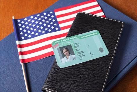 Dream Partner, Life In Usa, Passport Card, Visual Board, Ideas Creativas, Green Cards, 2024 Vision, Top View, Free Photo