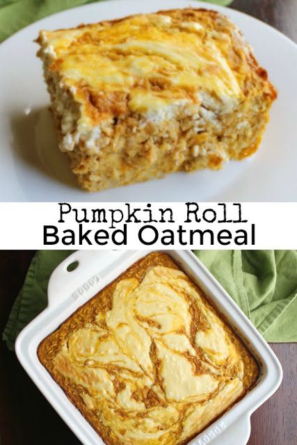 Fall Recipes Breakfast, Cake Pumpkin, Pumpkin Roll Cake, Pumpkin Rolls Recipe, Baked Oatmeal Recipes, Oatmeal Cream, Paleo Pumpkin, Pumpkin Roll, Pumpkin Cream Cheeses