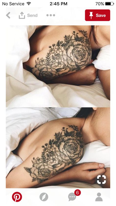 Rose Arm Sleeve, Classy Tattoos For Women, Cool Shoulder Tattoos, Quarter Sleeve Tattoos, Mens Shoulder Tattoo, Marvel Tattoos, Cat Tattoos, Flower Tattoo Sleeve, Tiny Tattoo