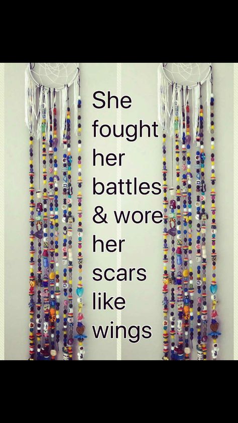 Beads of Courage Dream Catcher Beads Of Courage Ideas, Nicu Journey Beads, Beads Of Courage Display Ideas, Khloe Reese, Bravery Beads, Biliary Atresia, Survivor Idea, Chd Warrior, Survivor Party