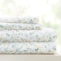 California King Size Bed, Cama Queen Size, Wildflower Pattern, Bed Sheets Set, Queen Bed Sheets, King Bed Sheets, Microfiber Bed Sheets, King Bedding, King Size Sheets