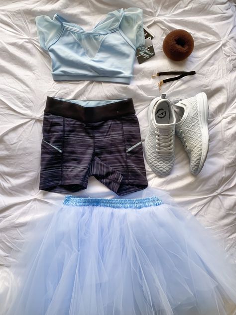 The Big Picture Cinderella Tutu, Run Disney Costumes, Running Outfit, Princess Half Marathon, Blue Tutu, Cinderella Costume, Running Costumes, Unique Costumes, Dance Tops