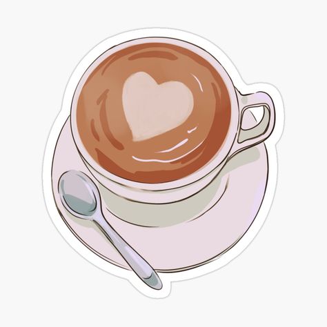 Cafe Stickers Printable, Coffee Mug Sticker, Coffee Border Design, Tea Stickers Aesthetic, Stickers Aesthetic Coffee, Cute Laptop Stickers Aesthetic, Coffee Stickers Aesthetic, Coffee Stickers Printable, Stickers Cafe