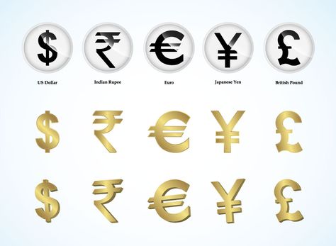 symbols | International Money Symbols Money Sign Tattoo, Money Symbols, Png Symbol, Pound Money, Money Symbol, Green Dollar, Money Clipart, Indian Rupee, British Pound