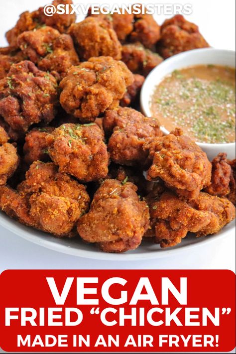 Air Fryer Vegan, Vegan Chicken Recipes, Seitan Recipe, Ckd Diet, Seitan Chicken, Vegan Seitan, Vegan Meat Recipe, Dash Recipe, Vegan Meat Substitutes