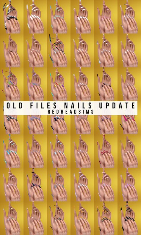 OLD FILES NAILS UPDATE | Redhead Sims CC Nails Sims 4 Cc Patreon, Sims 4 Cc Add Ons, Sims Nails Cc, Sims 4 Nails Cc Patreon, Nails Cc Sims 4, Sims4 Cc Nails, Sims 4 Cc Nails Patreon, Sims4 Nails, The Sims 4 Nails