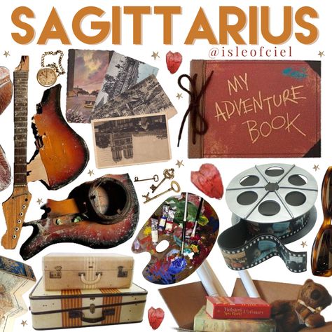 Saggitarius Moodboard, Sagittarius Mood Board, Sagittarius Aesthetic, Crazy Life, Adventure Book, Mood Boards, Mood Board, Playing Cards, Fashion Inspo