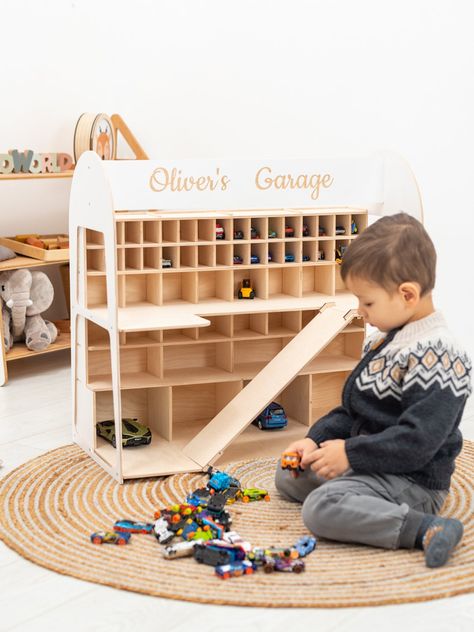 Wooden toy car