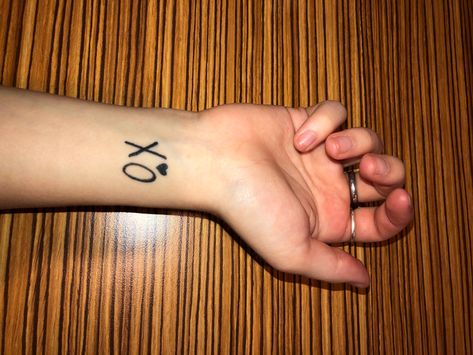 the weeknd, brand label Tattoo Ideas Song Lyrics, Lyrics The Weeknd, The Weeknd Tattoo, Xo Tattoo, Tattoos Matching, Dream Tattoos, Brand Label, The Weeknd, Infinity Tattoo