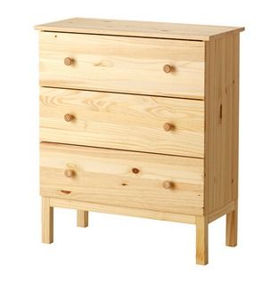 Ikea 3 Drawer Chest, Natural Wood Dresser, Ikea Dresser, Ikea Furniture Hacks, 3 Drawer Chest, Hemnes, Ikea Family, Wood Dresser, Furniture Hacks