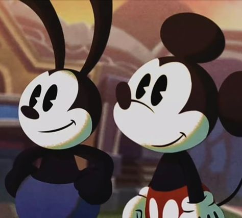 Disney Epic Mickey, Epic Mickey 2, Ur Amazing, Rabbit Icon, Old Cartoon Characters, Mouse Wallpaper, Epic Mickey, Monster Squad, Oswald The Lucky Rabbit