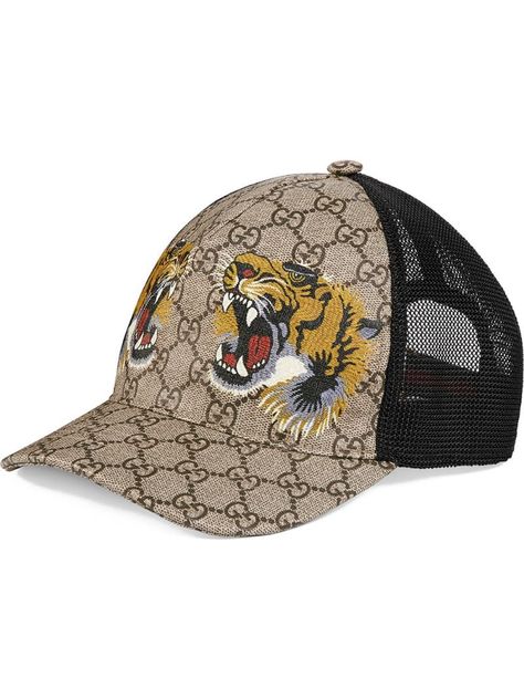 Gucci Hat, Gucci Logo, Gucci Gucci, Buy Gucci, Gucci Fashion, Gucci Accessories, Tiger Print, Gucci Men, Hat Designs