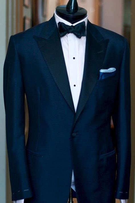 For the groom? Paisley Tuxedo, Midnight Blue Wedding, Blue Tux, Wedding Tux, Mens Wearhouse, Blue Tuxedos, Mens Formal Wear, Tuxedo Wedding, Groomsmen Attire