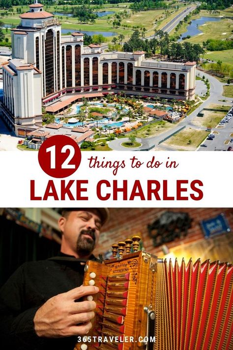 Whether you're visiting Lake Charles, LA for business or pleasure, there's plenty to keep you entertained. This quaint town is on the picturesque Lake Charles coastline and is home to shops, restaurants, and attractions. Here are 12 things to do in Lake Charles that you're going to love. Lake Charles Louisiana, Louisiana Travel, Lafayette La, Lake Charles, Travel And Leisure, America Travel, Amazing Destinations, Travel Usa, Travel Fun