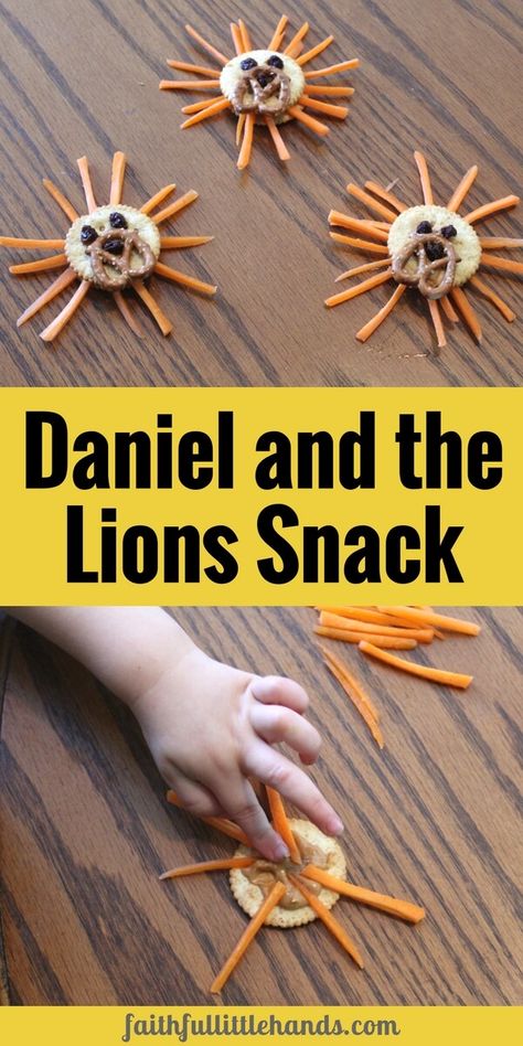 Lion Snack, Bible School Snacks, Snack For Toddlers, Safari Snacks, Cute Lions, Sunday School Snacks, Vbs Snacks, Buttons Ideas, Story Crafts