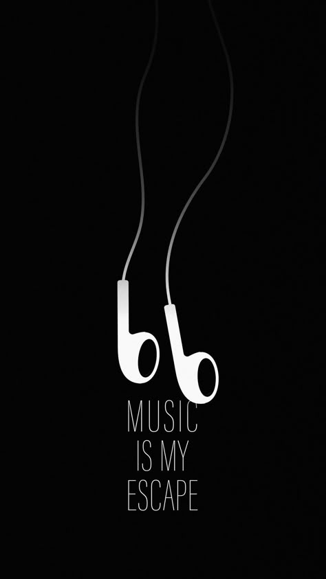 Typographie Logo, Music Notes Art, My Escape, Iphone Wallpaper For Guys, Pretty Wallpapers Tumblr, Music Is My Escape, Dope Quotes, Look Up Quotes, Tee Shirt Fashion