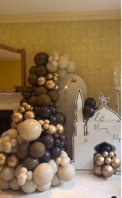 Ameen Decorations, Eid Set Up, Hajj Decorations Ideas, Hijab Party Ideas Decoration, Hajj Mubarak Decoration Ideas, Umrah Decoration Ideas, Eid Al Fitr Decorations, Hajj Decorations, Eid Backdrop