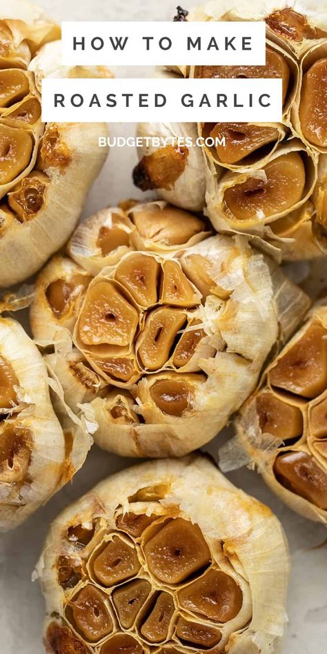 Roasting Garlic Cloves In Oven, Garlic In The Oven, Baked Lemon Garlic Chicken, Roasting Garlic, How To Roast Garlic, Roasted Garlic Recipe, Roasting Garlic In Oven, Mashed Cauliflower Recipe, Roast Garlic