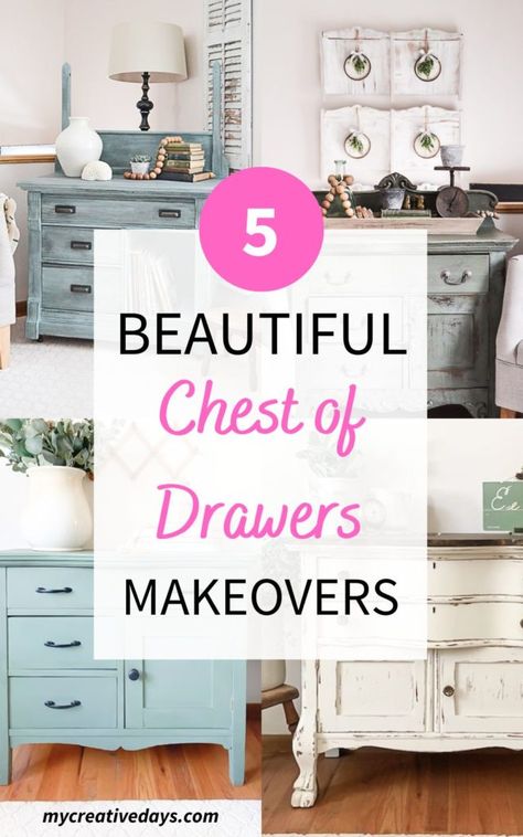 Small Chest Of Drawers Makeover, Painting Chest Of Drawers Ideas, Antique Chest Of Drawers Makeover, Painted Chest Of Drawers Ideas, Chalk Paint Chest Of Drawers, Wood Dressers Makeover, Chester Drawers, Chest Of Drawers Makeover, Furniture Flipping Business