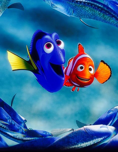 Dory and Marlin Dori And Nemo, Hayride Jugs, Disney Screensaver, Marlin And Dory, Nemo Wallpaper, Dory Tattoo, Dory And Nemo, Dory And Marlin, Where Dreams Begin