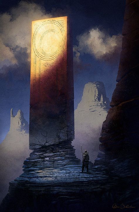 ArtStation - Barbarian Monolith, Christopher Balaskas Science Fiction Kunst, Novel Game, Illustration Fantasy, 다크 판타지, Fantasy Setting, Fantasy Places, Science Fiction Art, Art Et Illustration, Fantasy Concept Art