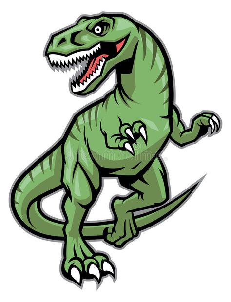 Raptor Dinosaur, Logo Gaming, Dinosaur Images, Dinosaur Crafts, Funny Decals, Mermaid Coloring, Mascot Logo, Logo Illustration, Guitar Lessons