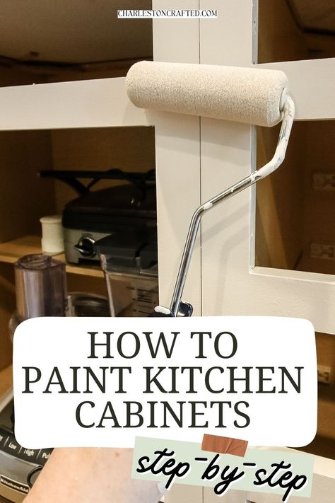 Paint is the easiest and cheapest way to transform your kitchen! Here is our complete, step by step guide on how to paint kitchen cabinets for a perfect finish! Best Paint For Kitchen, Inside Kitchen Cabinets, How To Paint Kitchen Cabinets, Diy Kitchen Cabinets Painting, Unfinished Cabinets, Paint Kitchen Cabinets, Old Kitchen Cabinets, Cheap Kitchen Cabinets, Painted Cupboards