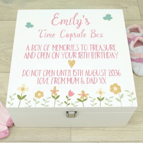 Time Capsule Box Ideas, Levi Birthday, Homework Diary, Baby Time Capsule, Dreams To Reality, Memory Boxes, Strawberry Birthday, Baby Scan, One Year Birthday