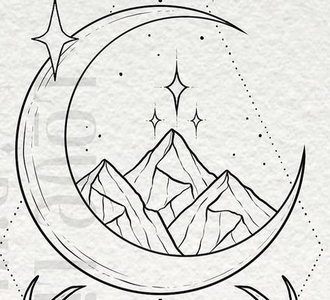 Acotar Minimalist Art, Acotar Line Art, Velaris Tattoo Acotar, Acotar Sketches, Velaris Painting Easy, Acotar Pottery, Acowar Tattoo, Acotar Doodles, Velaris Drawing