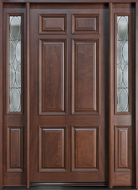 Custom Front Entry Doors, Mahogany Entry Doors, Wood Front Entry Doors, External Wooden Doors, Solid Wood Entry Doors, Solid Wood Front Door, Custom Entry Doors, Main Doors, Custom Front Doors