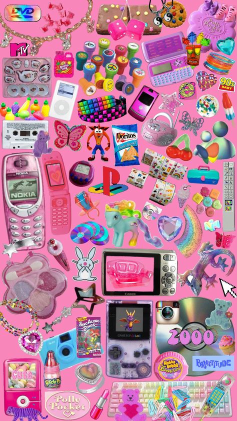 #collageart #00s #aesthetic #y2k #y2kaesthetic #memories #aestheticboard #pink #pinkaesthetic #pinterest #colorful #wallpaper #childhood 2000s Aesthetic Collage, 00s Aesthetic Wallpaper, 2000s Aesthetic Pink, Early 00s Aesthetic, 2000s Nostalgia Aesthetic, Y2k Wallpaper Aesthetic, Backgrounds Y2k, Pink Y2k Background, 2000s Aesthetic Wallpaper