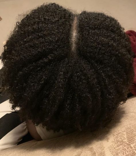 black girl with a head full of curly  4bhair Growing Hair Black Women, Stretched 4c Hair, Healthy 4c Hair, 4c Fro, Hair Motivation, Black Hair Growth, Beautiful Black Hair, Quick Natural Hair Styles, Feed In Braids Hairstyles