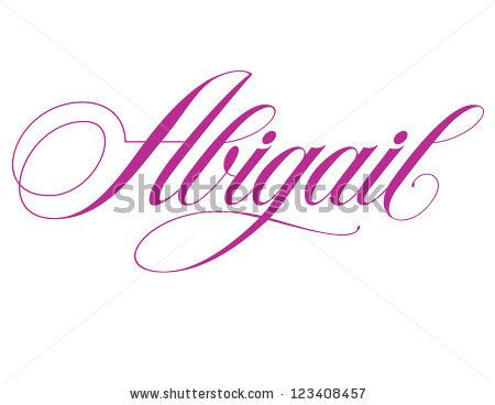 Girl's Name Elegant Vector Lettering Series: Abigail by Horst Mickler Graphics, via Shutterstock Abigail Tattoo, Regalos Diy, Lettering Styles, Kids Names, Cute Wallpaper For Phone, Name Tattoos, Name Design, Girl Names, Kid Names