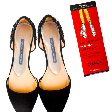 Vivian Lou Insolia® Insoles | Wear shoes 4x longer without pain Shoes Illustration, Heel Pain, Ankle Support, 3 Inch Heels, Foot Pain, Open Toe Sandals, Christian Louboutin Pumps, High Heel, Christian Louboutin