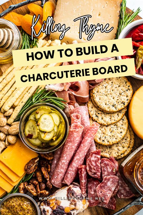 Creating a show stopping snack board full of meats, cheese, and other nibbles is surprisingly easy! And I'm going to show you how in this post so that you can give your guests the ultimate grazing experience.  #charcuterieboard #charcuterie #snackboard #entertaining #appetizers #appetizerrecipes #holidayappetizers #holidayrecipes Charcuterie Add Ons, Cheese Tasting Party Ideas, How To Build A Cheese Board, Creating A Charcuterie Board, How To Start A Charcuterie Board, Charcuterie Grazing Board, How To Layout A Charcuterie Board, Hockey Charcuterie Board, Meats For A Charcuterie Board