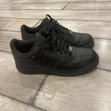 Nike Air Force 1 Triple Black 315122-001 AF-1 Men’s Size 11 Get a price at https://copapair.com/nike-air-force-1-triple-black-315122-001-af-1-mens-size-11/ Black Air Forces Aesthetic, Air Forces Black, Air Force 1 Noir, Black Forces, Black Af1, Zapatillas Nike Air Force, Nike Air Force 1 Black, Black Force, Air Force Black