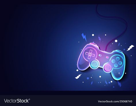 Classic Consoles, Digital Wave, Video Games Birthday Party, Game Pad, Future Games, Video Games Birthday, Play Station, Space Games, Theme Background