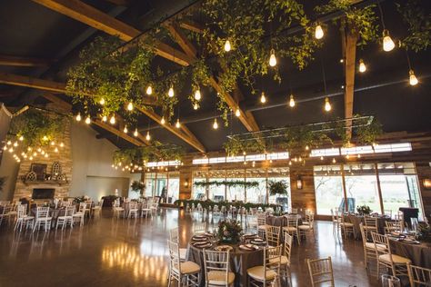 Canyonwood Ridge Wedding, Reception Greenery, Canyonwood Ridge, Indoor Wedding Reception, Dripping Springs Texas, Hill Country Wedding Venues, Wedding Reception Photos, Chelsea Wedding, Austin Wedding Venues