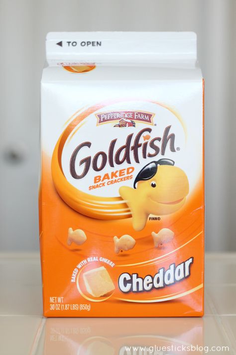 Goldfish Snack Aesthetic, Gold Fish Food, Eliza Aesthetic, Goldfish Snack, Squishy Ideas, Childhood Snacks, Goldfish Food, Snackle Box, Pool Party Food