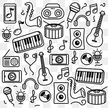 guitar,music,hand drawn,icon,vector,doodle,line,background,speaker,object,cassette,sketch,musical,set,art,vinyl,design,rock,instrument,sound,headphones,abstract,cartoon,style,element,illustration,graphic,electronic,drawing,record,pop,radio,disco,drum,media,play,melody,piano,vintage,jazz,collection,dj,signs,clip art,cute,hip hop,note,symbol,line vector,vintage vector,abstract vector,guitar vector,music vector,cartoon vector,graphic vector,headphones vector,rock vector,dj vector,note vector,speake Ukulele Doodle Art, Music Notes Drawing, Music Doodle, Music Clipart, Doodle Png, Notebook Doodles, Sketch Note, Doodle Vector, Doodle Background