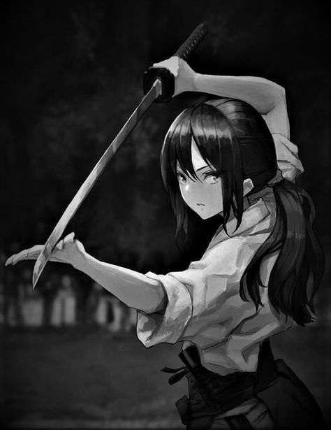 Female Samurai Art, Fan Art Anime, Female Ninja, Female Samurai, Samurai Anime, Ninja Girl, Samurai Art, Anime Heaven, Fete Anime